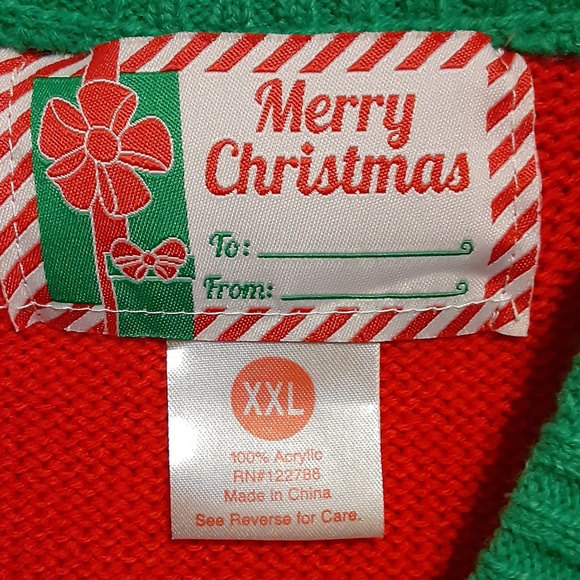 Merry Christmas Reindeer Vest - Picture 2 of 5